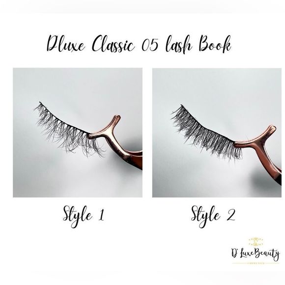 20 Pairs of 3D lashes I Lash Book | Mink Lashes I Faux Lashes | Dluxe Classic 05 - Picture 3 of 9
